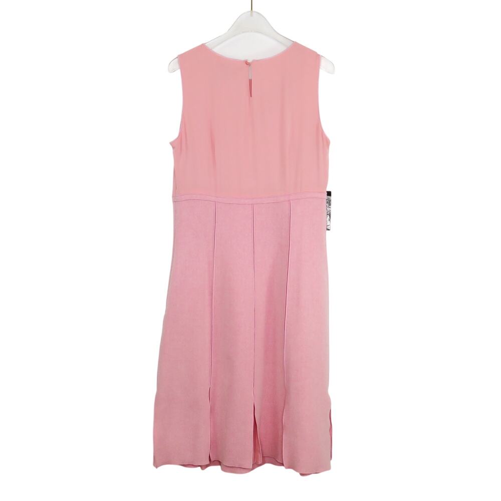Etcetera Pink High Neck Sleeveless Knee Length Dress Size 6 - Picture 4 of 7